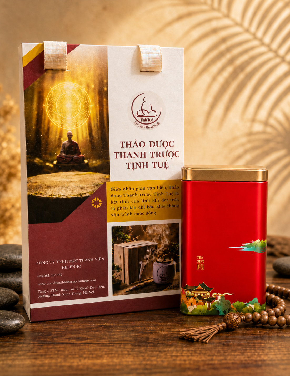 Bộ Kết Giới Bình An Tịnh Tuệ 200gr
