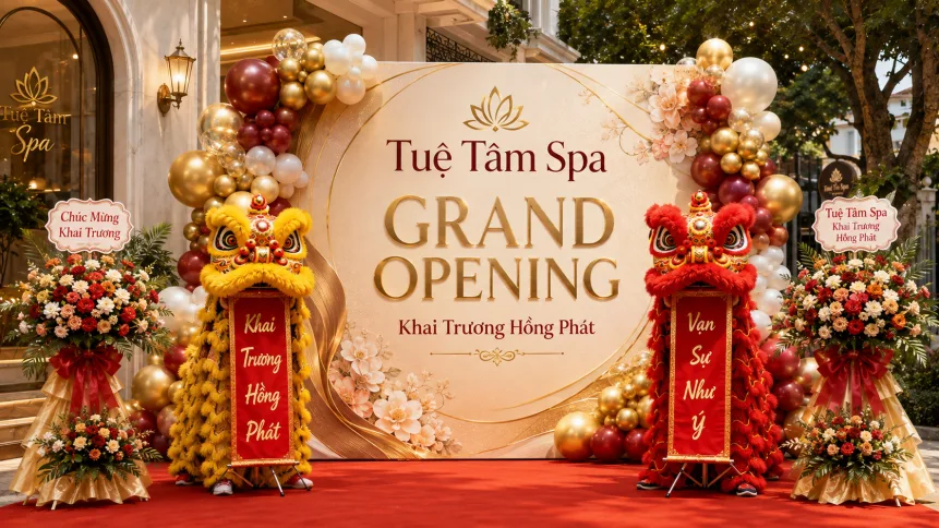 khai trương
