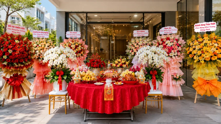 khai trương